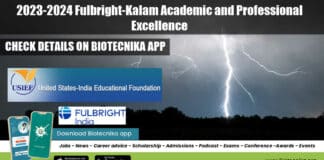2023-2024 Fulbright-Kalam Academic and Professional Excellence