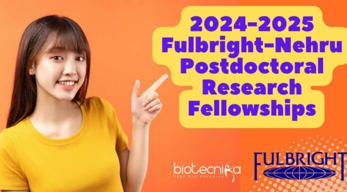 2024-2025 Fulbright-Nehru Postdoctoral Research