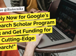 "Apply Now for Google's Research Scholar Program 2023 and Get Funding for Your Cutting-Edge Research!"