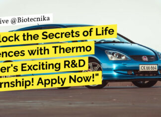 "Unlock the Secrets of Life Sciences with Thermo Fisher's Exciting R&D Internship! Apply Now!"