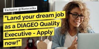 DIAGEO Food Technology Executive Opening - Appy Online