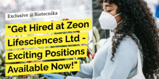 "Get Hired at Zeon Lifesciences Ltd - Exciting Positions Available Now!"