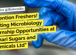 "Attention Freshers! Exciting Microbiology Internship Opportunities at Kothari Sugars and Chemicals Ltd"