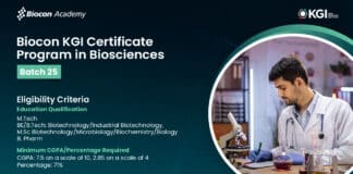 Biocon KGI Program