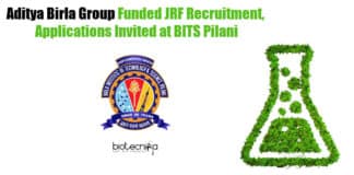 BITS Pilani JRF Jobs