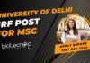 University of Delhi Life Science
