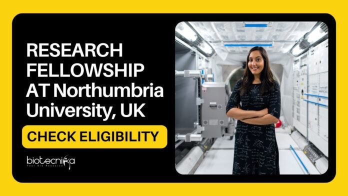 Northumbria University Research Fellowship