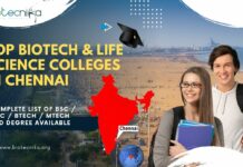 List of Biotech College in Chennai