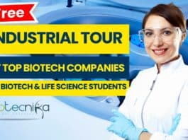 Free Industrial Visit For Biotech