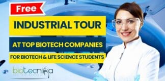 Free Industrial Visit For Biotech
