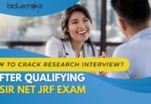 CSIR NET Research Interview