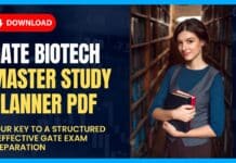 GATE Biotech Study Planner