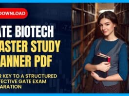 GATE Biotech Study Planner