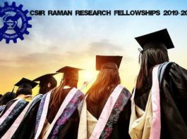 CSIR Raman Research Fellowships 2019-2020
