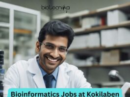 Bioinformatics Jobs at Kokilaben Dhirubhai Ambani Hospital & Medical Research Institute