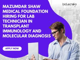 Mazumdar Shaw Medical Foundation Hiring For Lab Technician Role - Freshers Can Apply