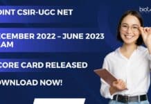 CSIR NET June Scorecard 2023 Released