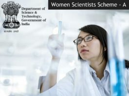 DST Women Scientists Scheme - A