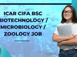 ICAR CIFA BSc Biotechnology