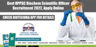 Govt HPPSC Scientific Officer