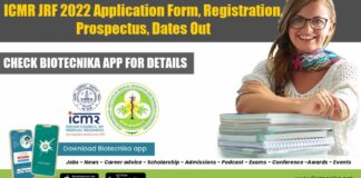 ICMR JRF 2022 Registration - ICMR JRF Application Form 2022