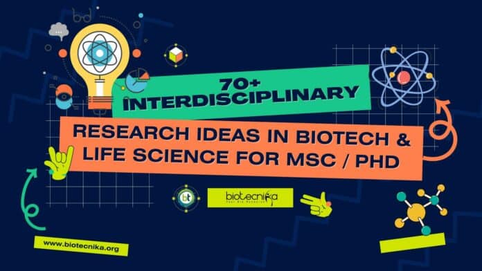 Interdisciplinary Research Ideas in Biotech & Life Science