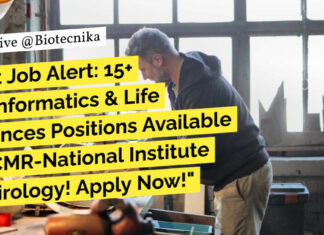 "Hot Job Alert: 15+ Bioinformatics & Life Sciences Positions Available at ICMR-National Institute of Virology! Apply Now!"