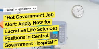 "Hot Government Job Alert: Apply Now for Lucrative Life Sciences Positions in Central Government Hospital!"