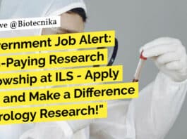 Virology Research Fellow at ILS - Apply Online Now