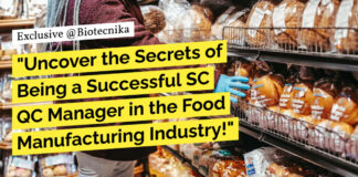"Uncover the Secrets of Being a Successful SC QC Manager in the Food Manufacturing Industry!"