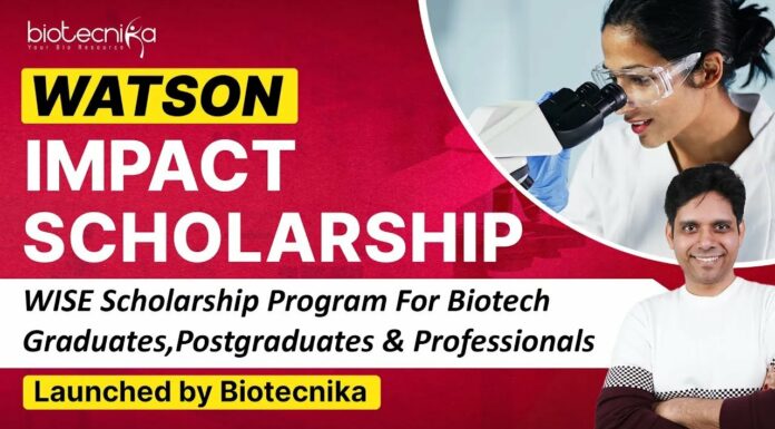 WISE Scholarship Program for Biotech Graduates, Postgraduates & Professionals