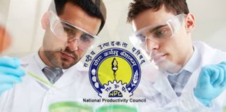 Govt of India, National Productivity Council Recruitment 2018
