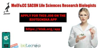 MoEF&CC SACON Life Sciences
