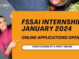 FSSAI Internship January 2024
