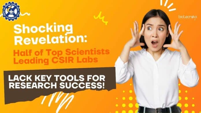 CSIR Scientists No Tools