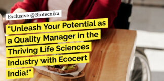 Ecocert Food Tech Job - Life & Agricultural Sciences Quality Job