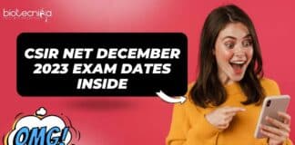 CSIR NET Dec Dates - CSIR NET Life Sciences Exam Dec 2023 new