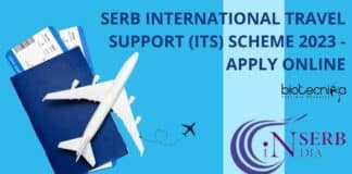 SERB International Travel Support
