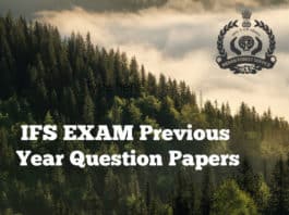 Indian Forest Service Exam Previous Year Question Papers
