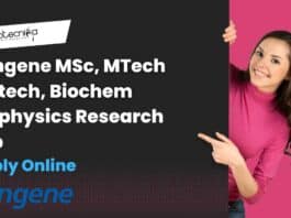 Syngene MSc MTech Biotech