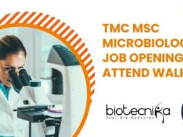 MSc Microbiology JRF Job at TMC Mumbai - Attend Walk-In-Interview