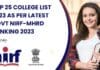 Top 25 Indian Colleges