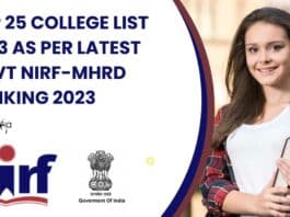 Top 25 Indian Colleges