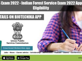 UPSC IFS Exam 2022 - Indian Forest Service Exam 2022 Application, Eligibility