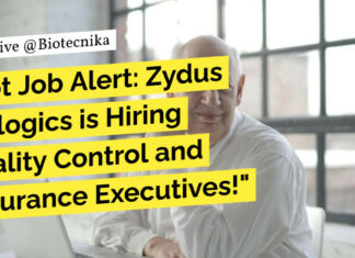 "Hot Job Alert: Zydus Biologics is Hiring Quality Control and Assurance Executives!"
