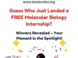 Biotecnika Referral Contest Winners - FREE Hands-on Training Winner