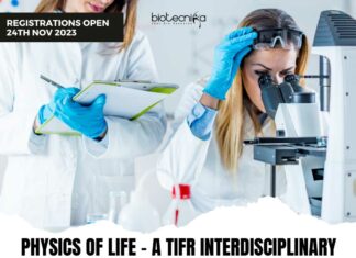 TIFR Interdisciplinary PhD Programme Dec 2023 - Physics of Life