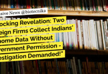 "Shocking Revelation: Two Foreign Firms Collect Indians' Genome Data Without Government Permission - Investigation Demanded!"