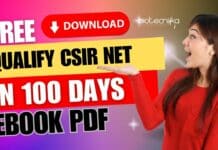 Qualify CSIR NET in 100 Days