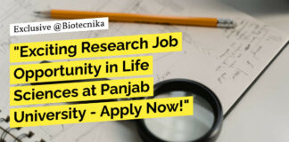 "Exciting Research Job Opportunity in Life Sciences at Panjab University - Apply Now!"